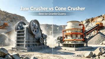 Broyeur à mâchoires vs Broyeur à cône : Meilleur pour une carrière de granit