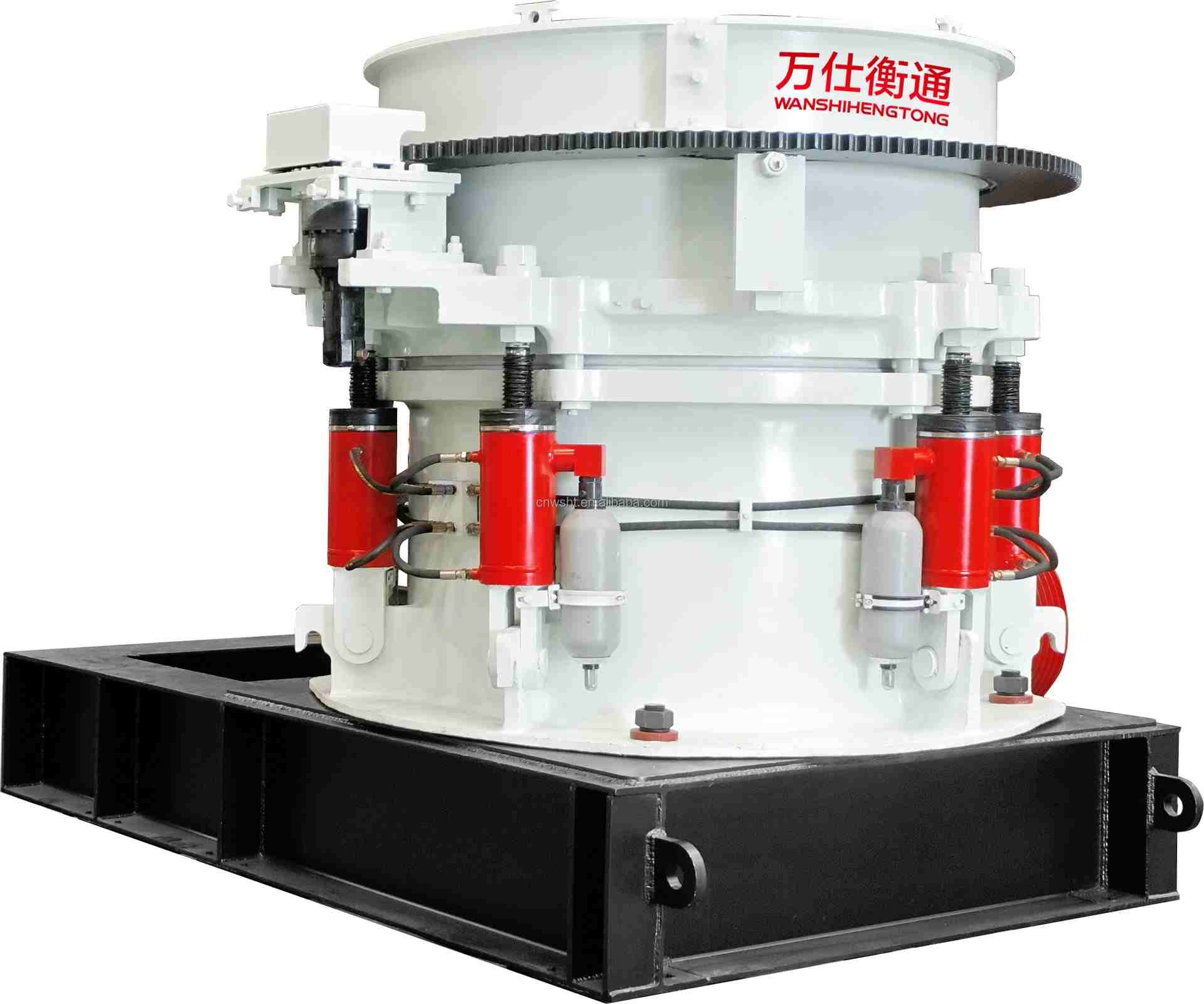 WSHT Concasseur à cône hydraulique multi-cylindres, concassage fin de roche très dure, concasseur à cône minier