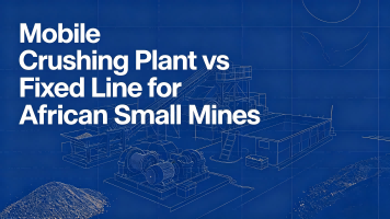 Plante de concassage mobile vs ligne fixe pour les petites mines en Afrique
