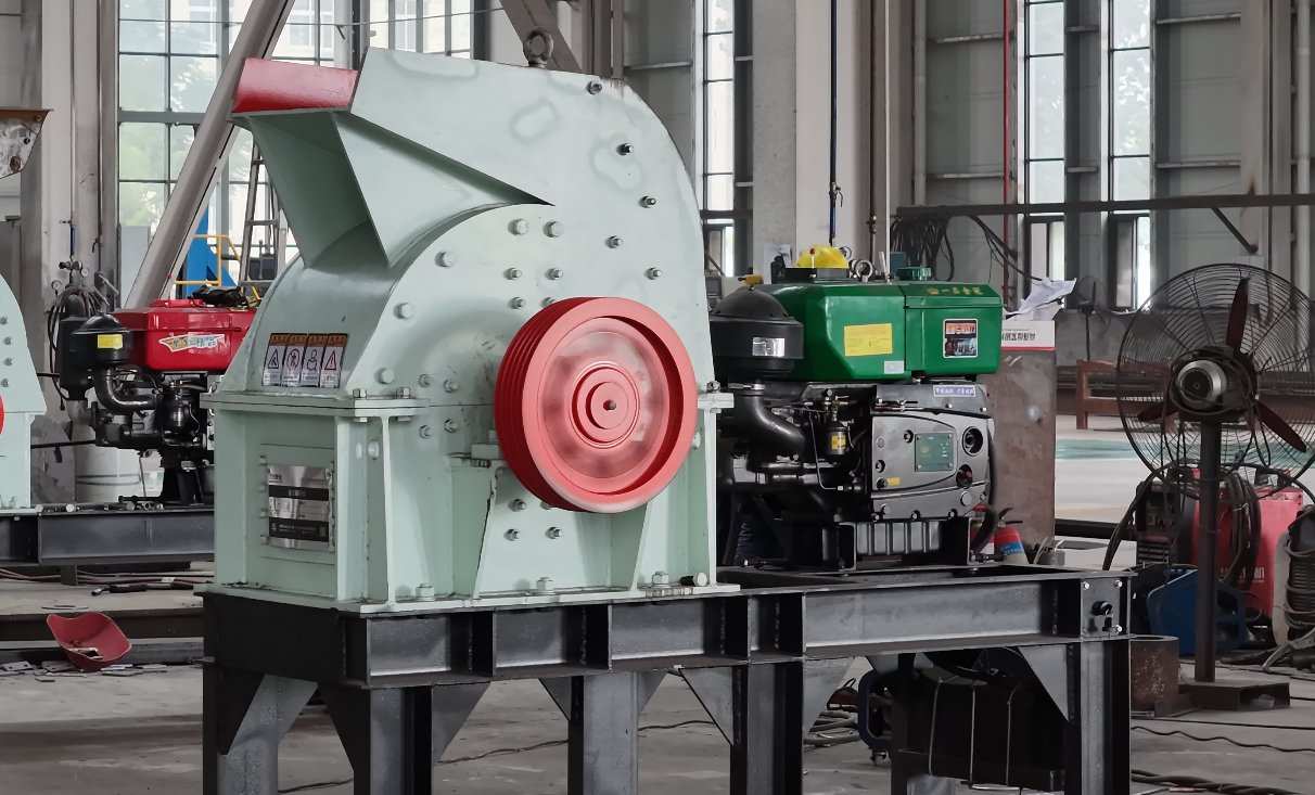 WSHT Petit Moteur à Diesel Moulage de Pierre Portatif Machine de Débit de Débris de Construction & Concassage de Minerai