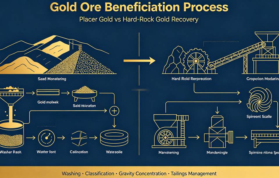Processus de traitement des minerais d
