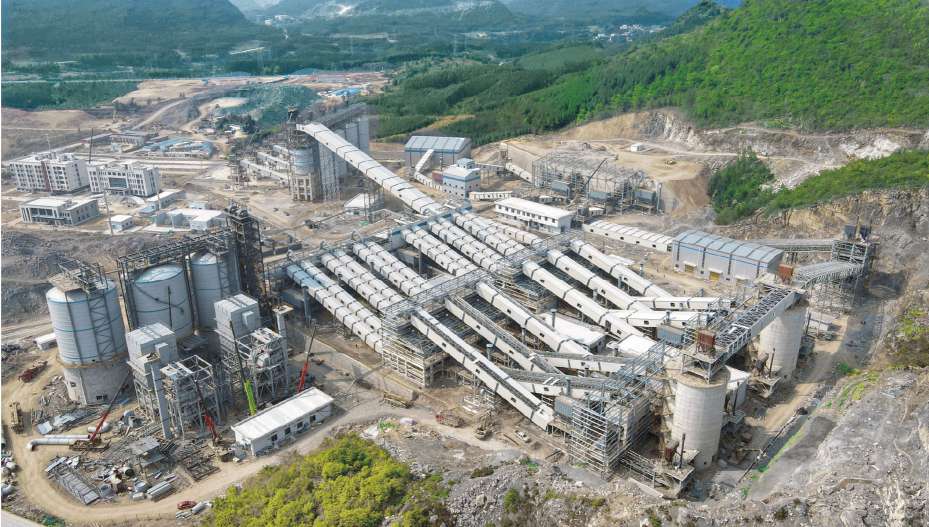 Projet Daming Mining Matériaux de construction écologiques, Guangxi, Chine